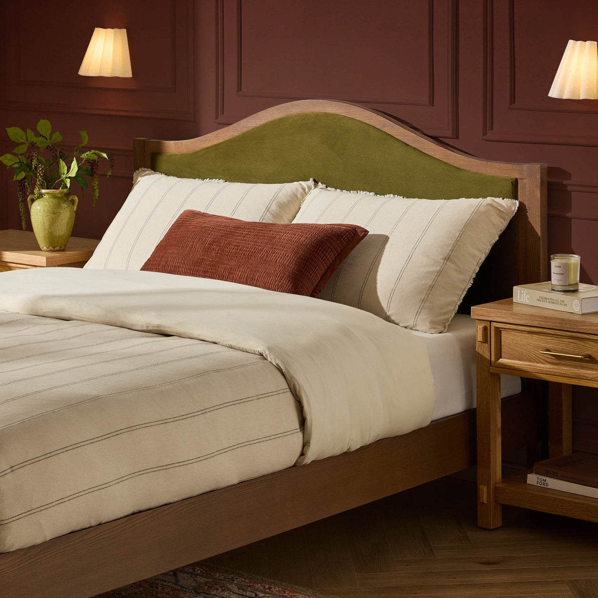 Provence Bed Frame - Rich Green — view 4