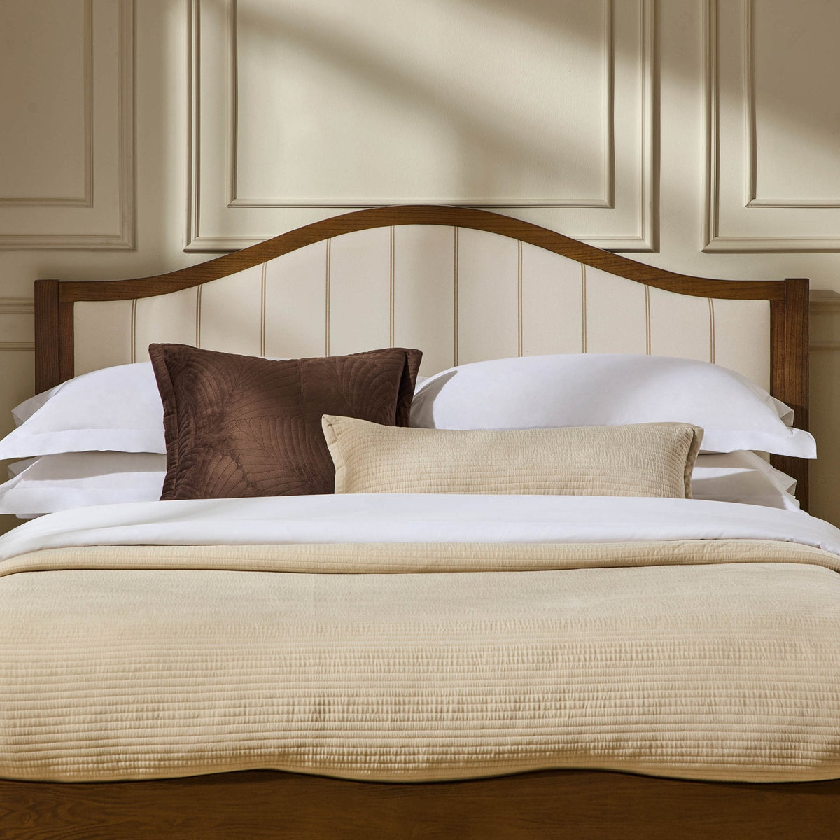 Provence Bed Frame - Thin Natural Stripe — view 5