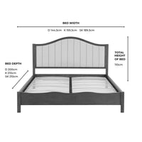 Provence Bed Frame - Thin Natural Stripe — view 13 – image 13 of 13