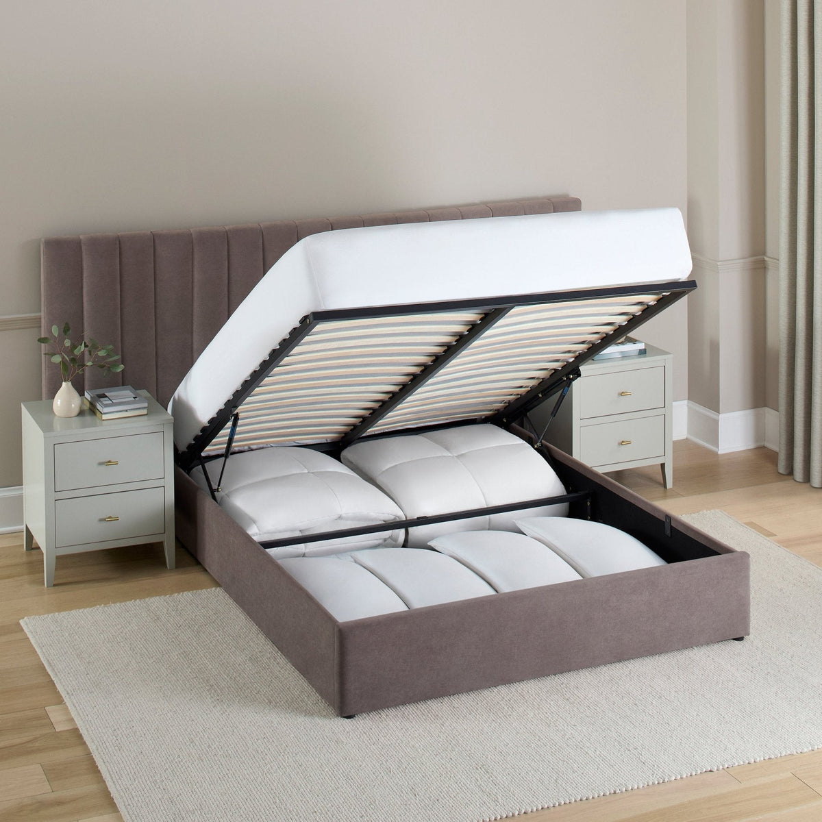 Providence Ottoman Bed - Taupe — view 6