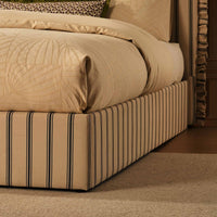 Riva Ottoman Storage Bed - Blue Stripe — view 9 – image 9 of 15