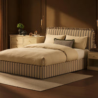 Riva Ottoman Storage Bed - Blue Stripe — view 3 – image 3 of 15