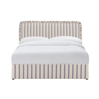 Riva Ottoman Storage Bed - Blue Stripe — view 13 – image 13 of 15