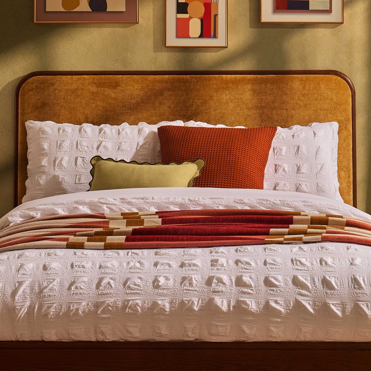 Seoul Bed Frame - Golden Haze Yellow — view 5