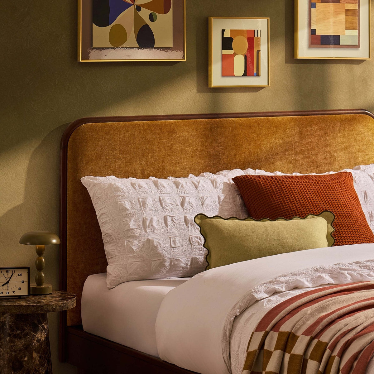 Seoul Bed Frame - Golden Haze Yellow — view 6