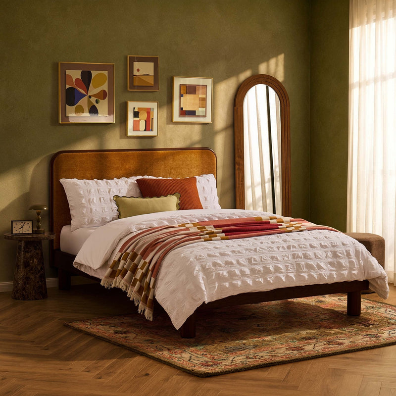 Seoul Bed Frame - Golden Haze Yellow