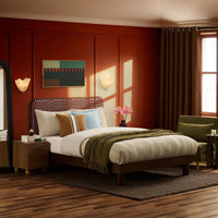 Seoul Bed Frame - Red Checkerboard — view 3 – image 3 of 14