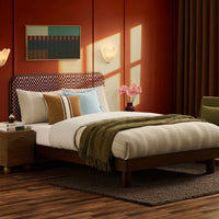 Seoul Bed Frame - Red Checkerboard — view 4 – image 4 of 14