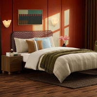 Seoul Bed Frame - Red Checkerboard – image 1 of 14