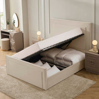 Sorrento Ottoman Storage Bed - Ecru/White — view 5 – image 5 of 14