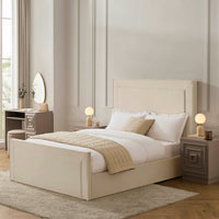 Sorrento Ottoman Storage Bed - Ecru/White — view 3 – image 3 of 14