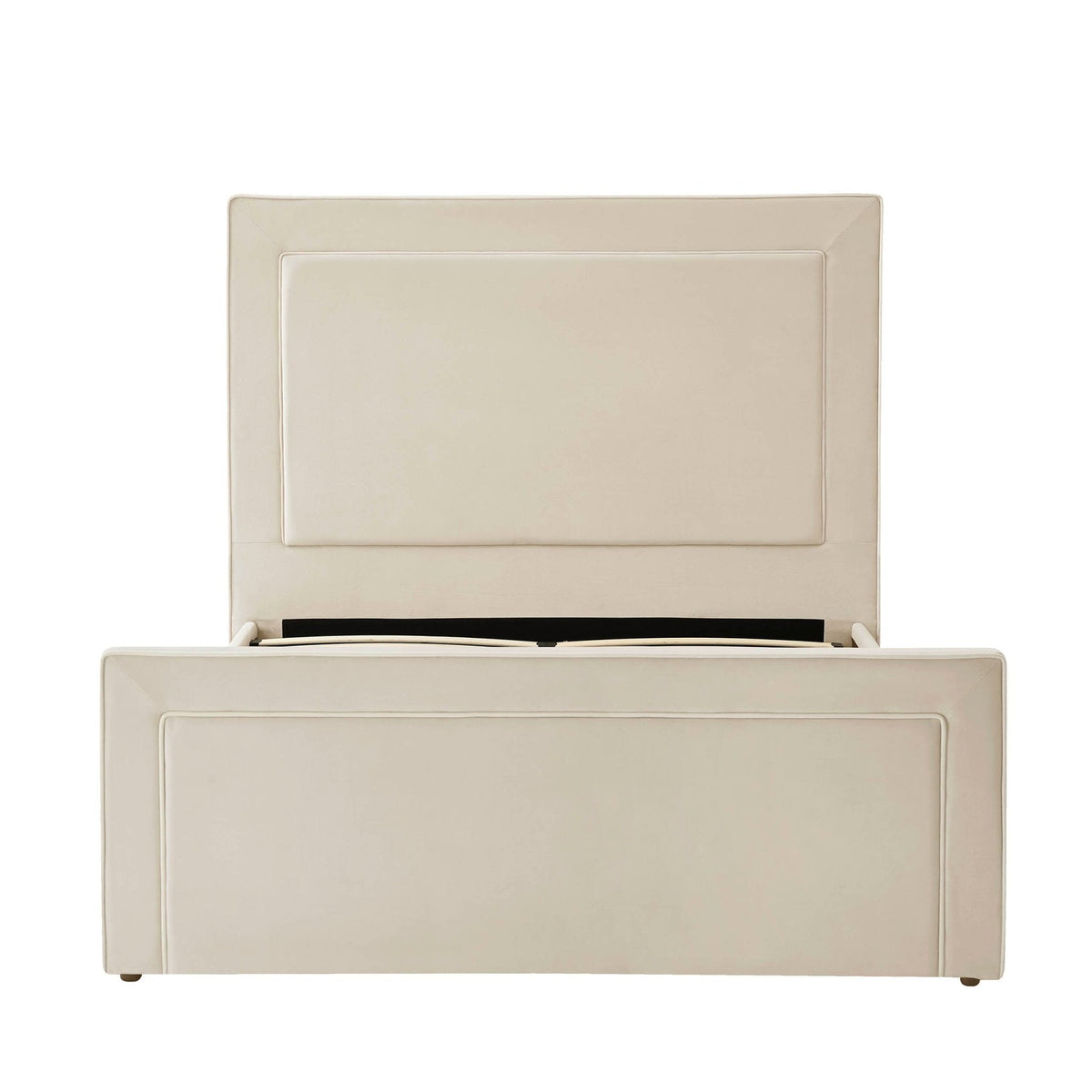 Sorrento Ottoman Storage Bed - Ecru/White — view 10