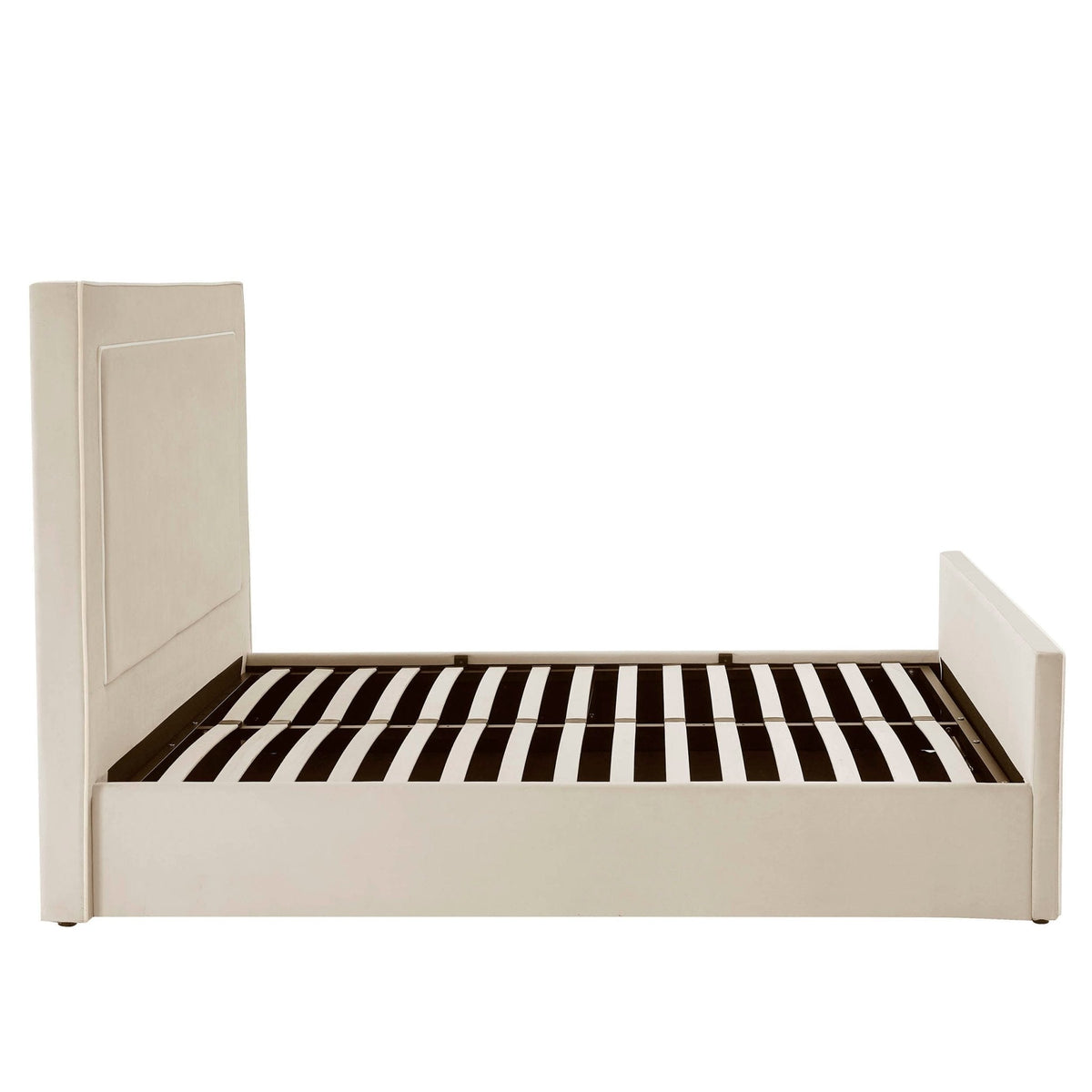 Sorrento Ottoman Storage Bed - Ecru/White — view 11