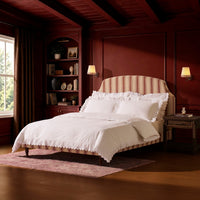 Surrey Bed Frame - Raspberry Stripe — view 2 – image 2 of 12