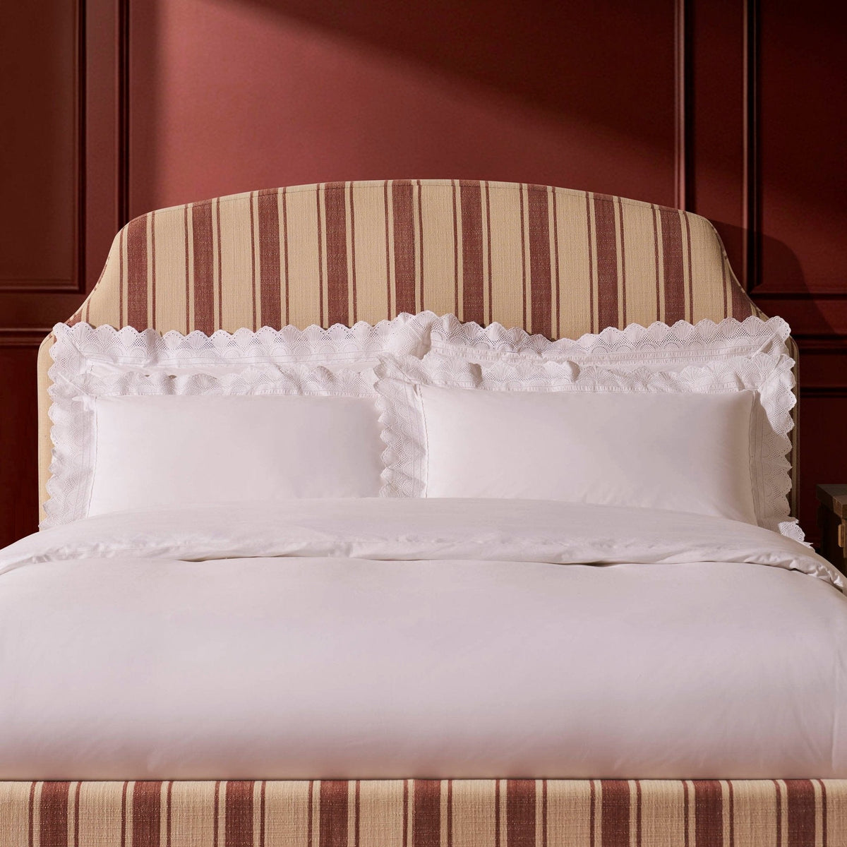 Surrey Bed Frame - Raspberry Stripe — view 3
