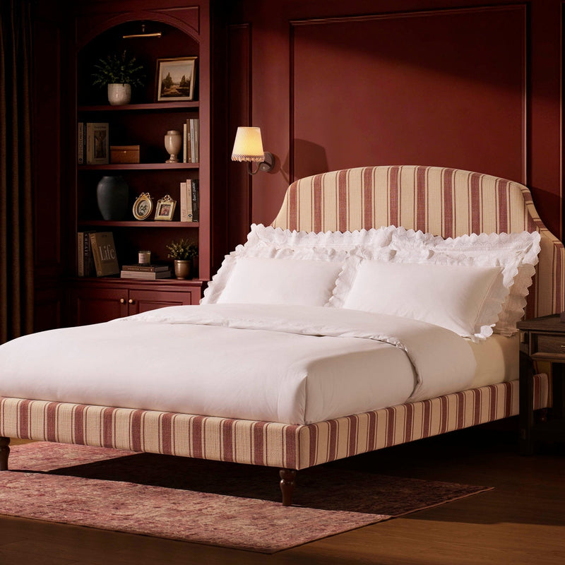 Surrey Bed Frame - Raspberry Stripe
