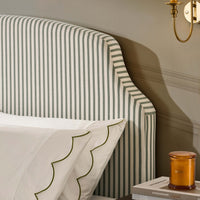 Surrey Ottoman Storage Bed - Sage Stripe — view 7 – image 7 of 16