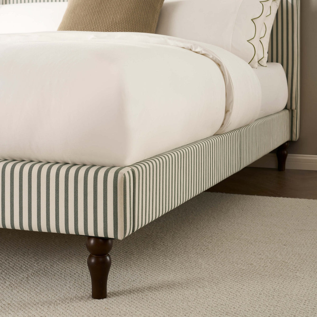 Surrey Bed Frame - Sage Stripe — view 8