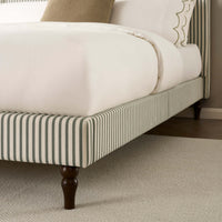 Surrey Ottoman Storage Bed - Sage Stripe — view 8 – image 8 of 16