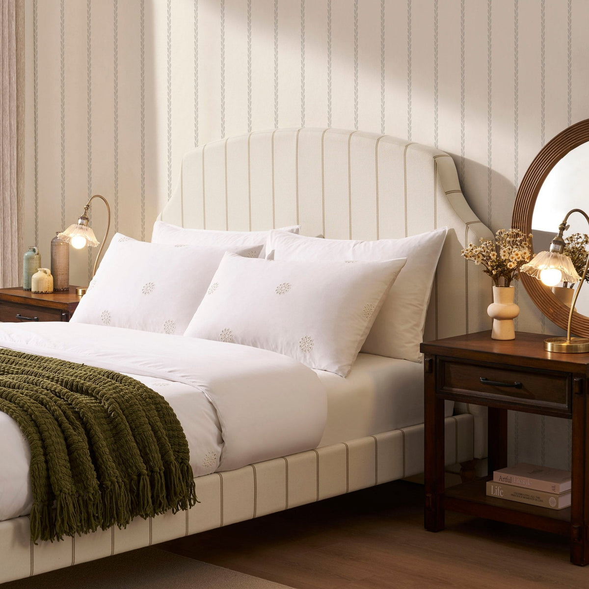 Surrey Bed Frame - Thin Stripe — view 5
