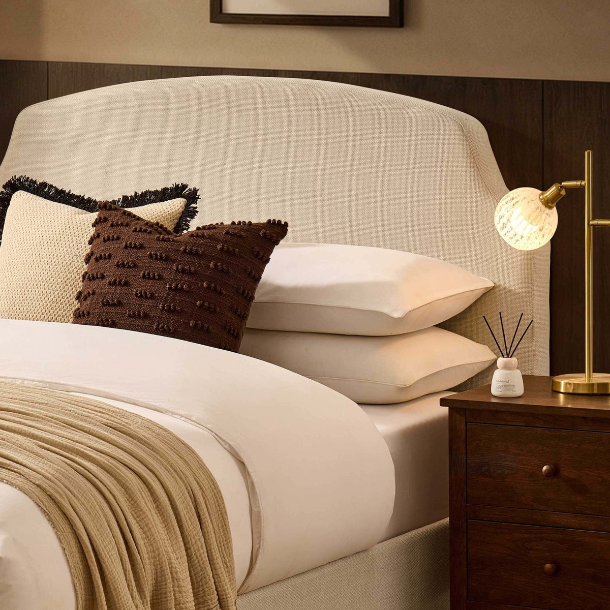 Surrey Ottoman Storage Bed - Beige — view 5