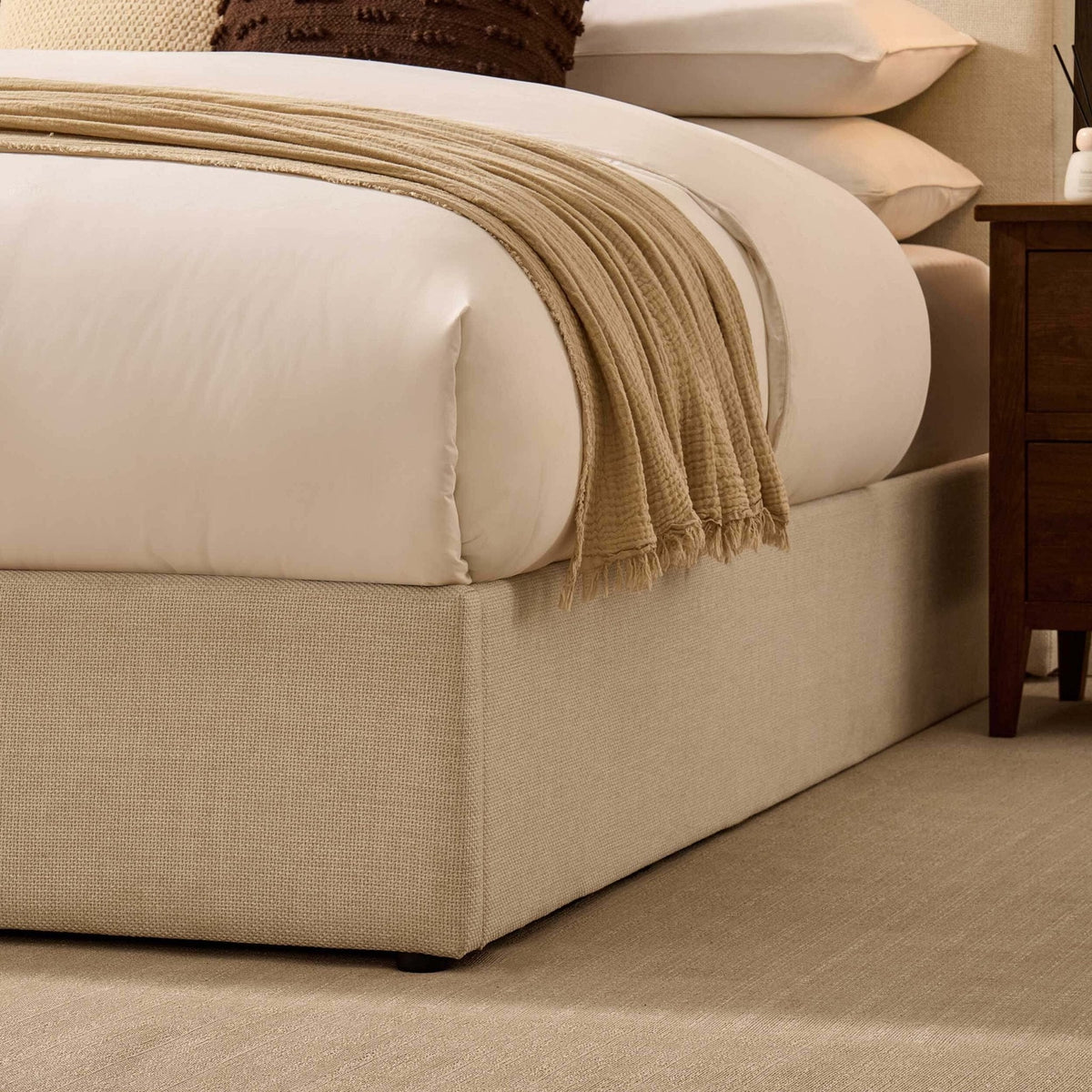 Surrey Bed Frame - Beige — view 7