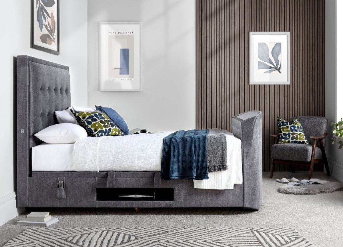 Edge 5.1.2 Cinematic Surround Sound Ottoman Storage TV Bed Frame — view 20