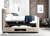 Edge 5.1.2 Cinematic Surround Sound Ottoman Storage TV Bed Frame — view 2 – image 2 of 21