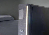 Lakes 5.1.2 Cinematic Surround Sound TV Media with Ottoman Storage — view 8 – image 8 of 9