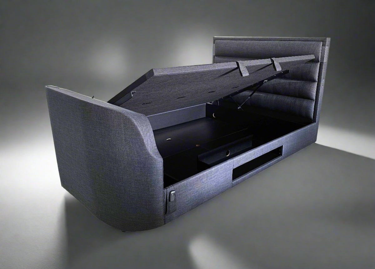 Lakes 5.1.2 Cinematic Surround Sound TV Media with Ottoman Storage — view 7