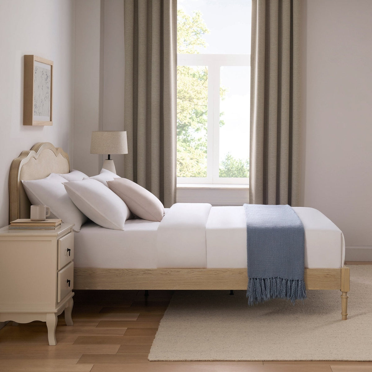 Versailles Bed Frame - Stone — view 4