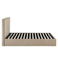 Wavy Ottoman Storage Bed - Chenille Oatmeal — view 8 – image 8 of 11