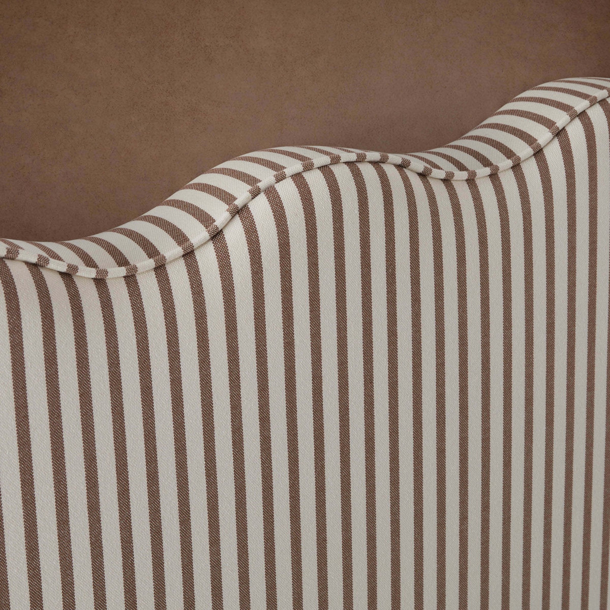 Wavy Ottoman Storage Bed - Chocolate Stripe — view 9