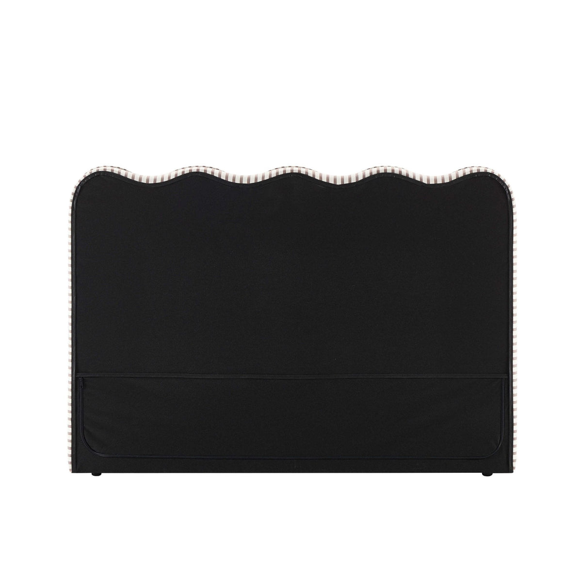 Wavy Ottoman Storage Bed - Chocolate Stripe — view 13