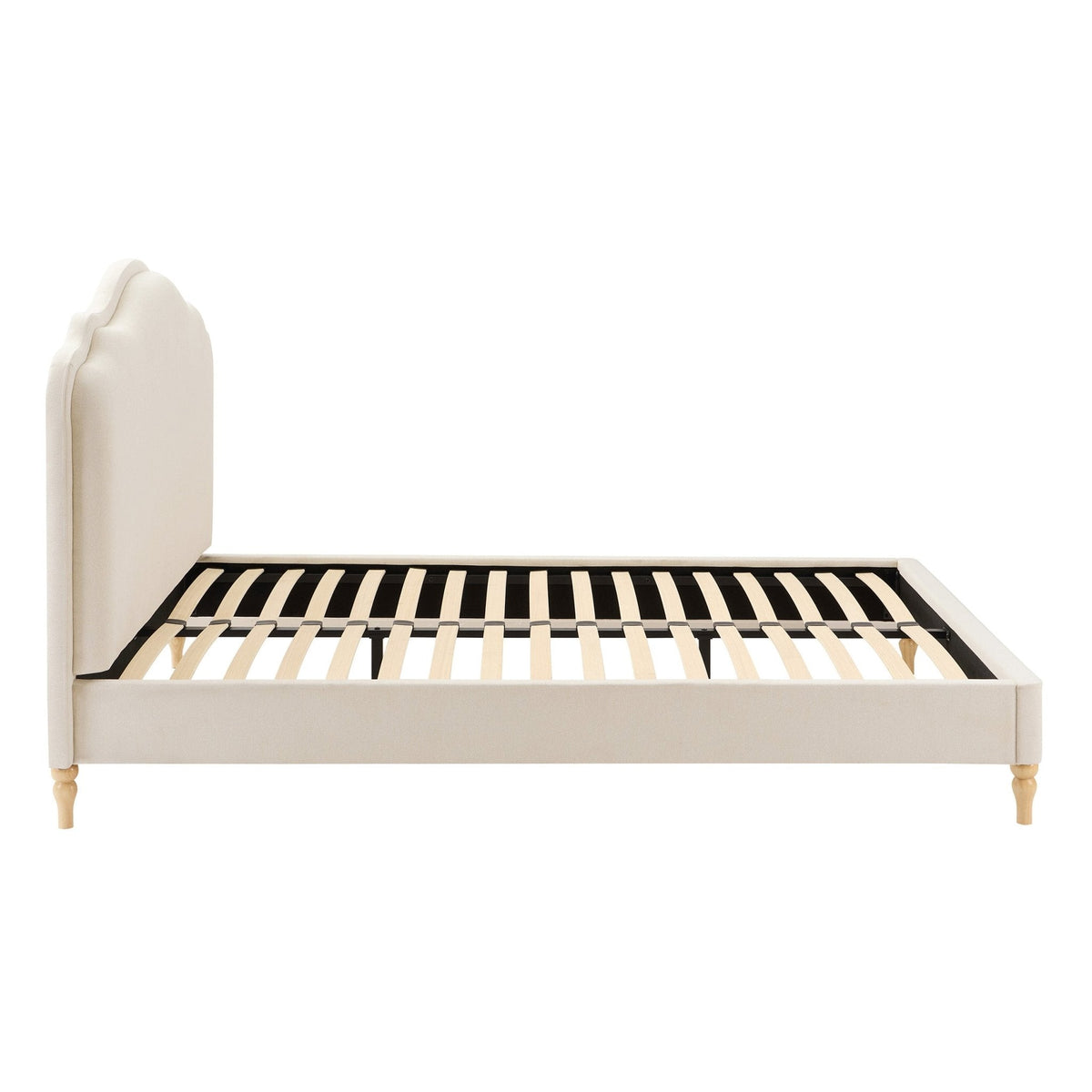 Wiltshire Ottoman Storage Bed - Cream Linen — view 10