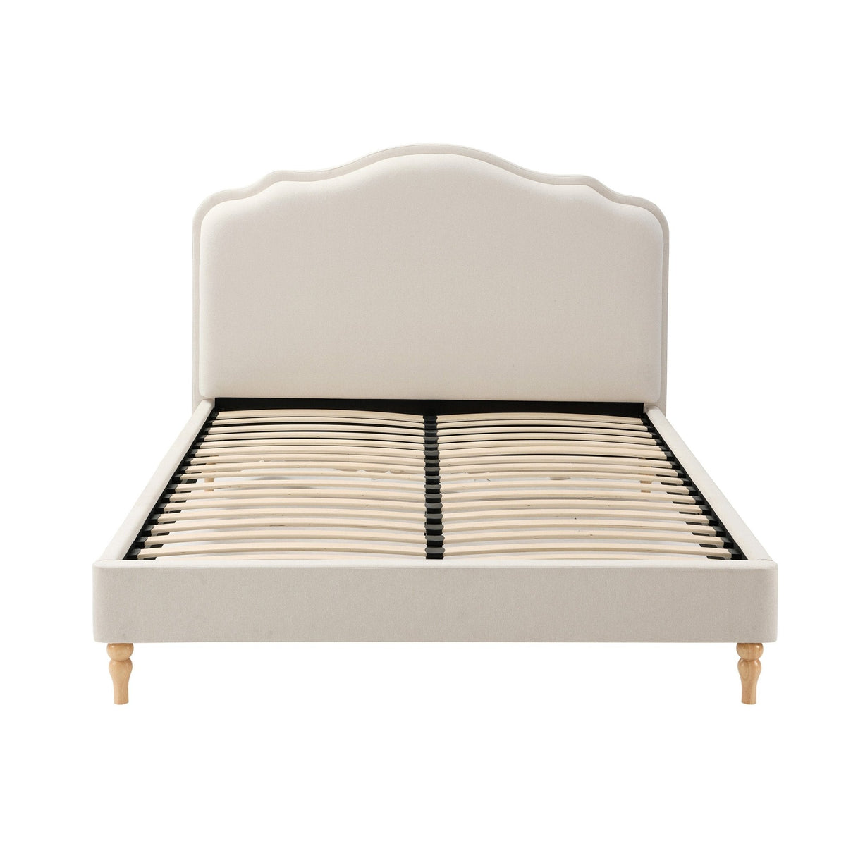 Wiltshire Ottoman Storage Bed - Cream Linen — view 9