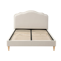Wiltshire Ottoman Storage Bed - Cream Linen — view 9 – image 8 of 13