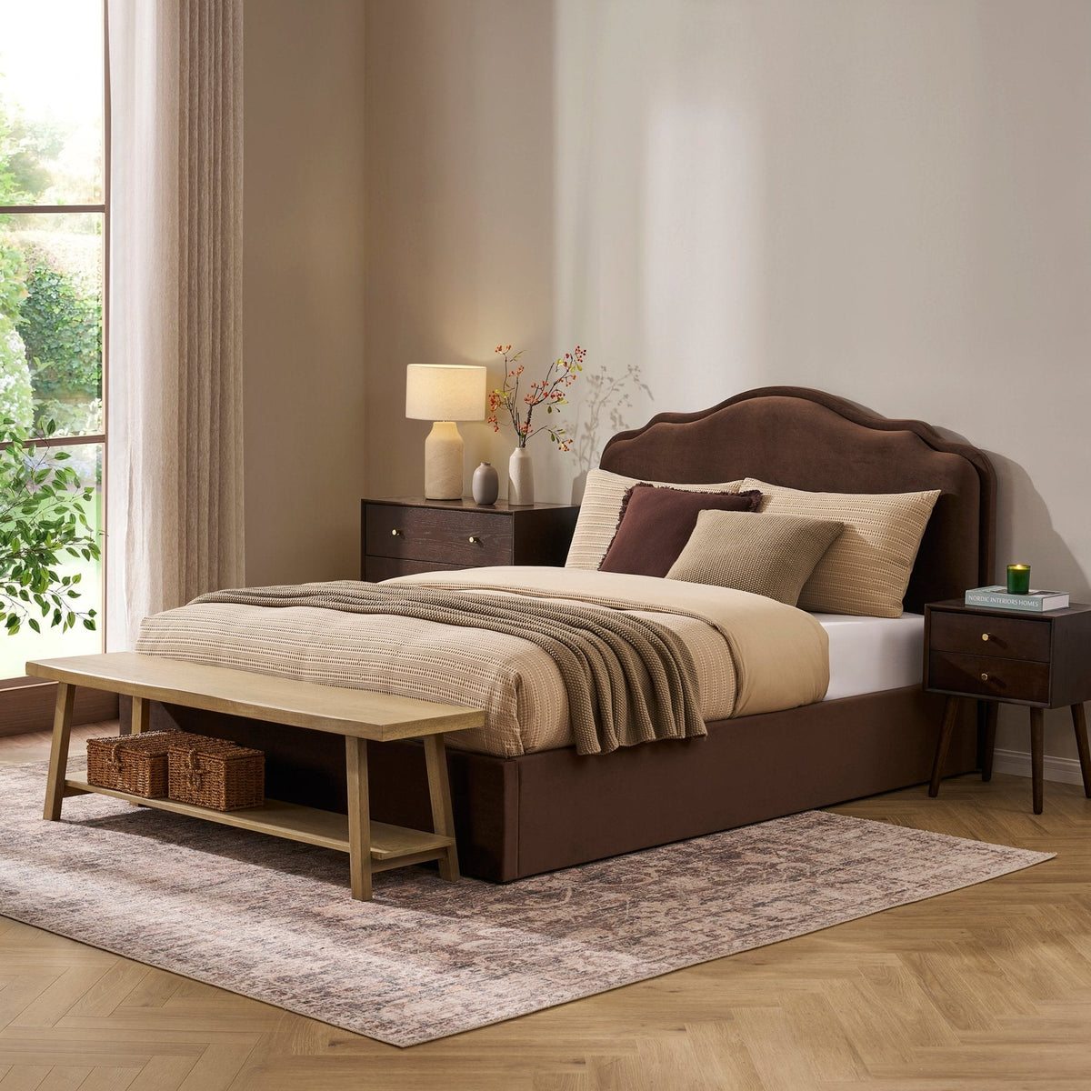 Wiltshire Ottoman Storage Bed - Cappuccino — view 3