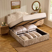 Wiltshire Ottoman Storage Bed - Jacquard Floral — view 6 – image 6 of 14